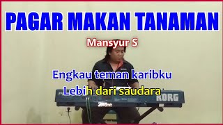 PAGAR MAKAN TANAMAN - Mansyur S - KARAOKE - Cover Pa800