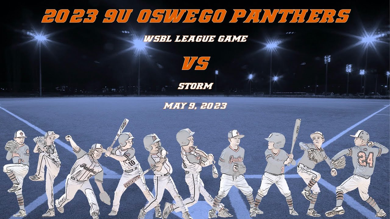 Wsbl 2023 9U Oswego Panthers WSBl Game v Storm - YouTube
