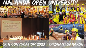 Nalanda Open University 15th Convocation 2023 Patna | NOU Gold Medalist