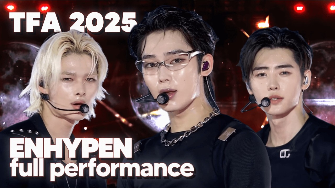 [4K] ENHYPEN [엔하이픈] - CRIMINAL LOVE + BAD DESIRE + HEESEUNG DANCE BREAK + NO DOUBT | TMA 2025 LIVE