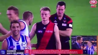 Last 41 seconds Essendon vs North Melbourne round 8 2016
