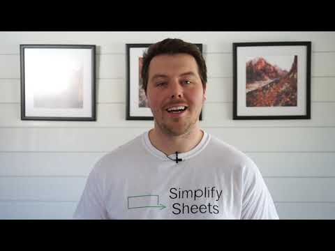 Etsy Shop Tracker Tutorial Video | Simplify Sheets