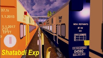 Guwahati New Jalpaiguri Shatabdi Express Part 1 Indian Train Simulator by Sumit Mehrotra