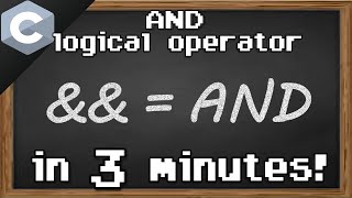 C AND logical operator &&