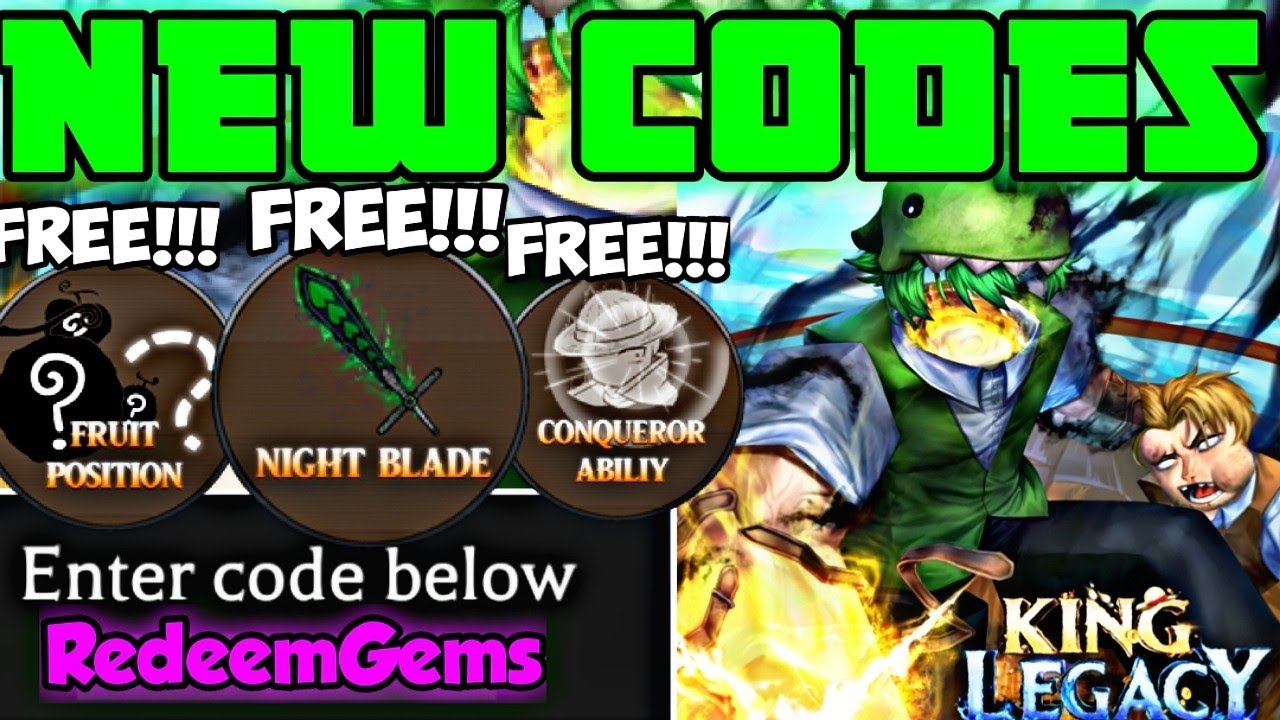 NEW* King Legacy (100 GEMS) ALL *NEW* SECRET OP CODES!? Roblox King Legacy  