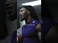 Janarion Grant addresses the team after a HUGE Week 17 performance 🗣️🔥