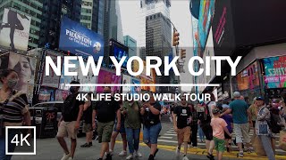 4K | New York City Manhattan Times Square Bryant Park New York Public Library 7th Avenue Walk Tour Nyc Walk Times Square To Central Park Via 7th Ave 4k