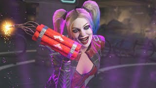 Injustice 2: Harley Quinn Vs All Characters | All Intro/Interaction Dialogues & Clash Quotes