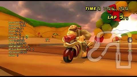 [MKWii TAS] GBA Cheep-Cheep Island (Tour Version) - 1:06.100