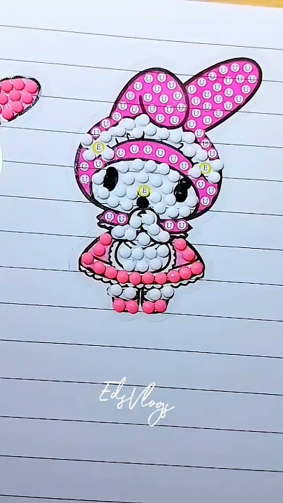 🌈💎 SANRIO My Melody #mymelody #diamondpainting #hellokittyandfriends