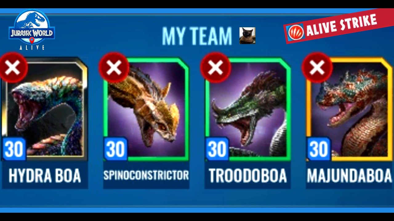 Lvl 30 SCARY SNAKES vs. TRYKO, DREAD, LYSTRO, & INDORAPTOR Expert