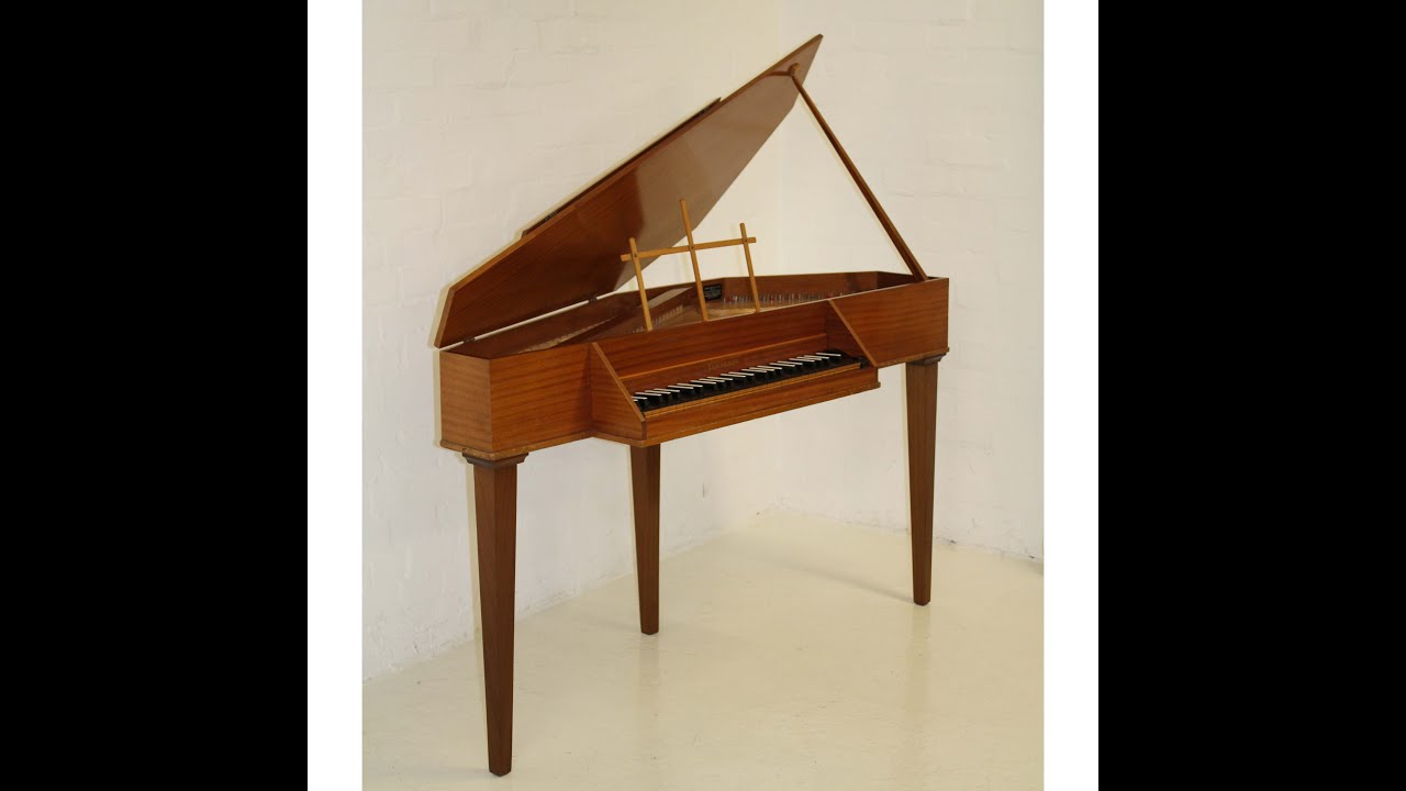 John Morley Virginals No.185 playing Minuet in F by W A Mozart