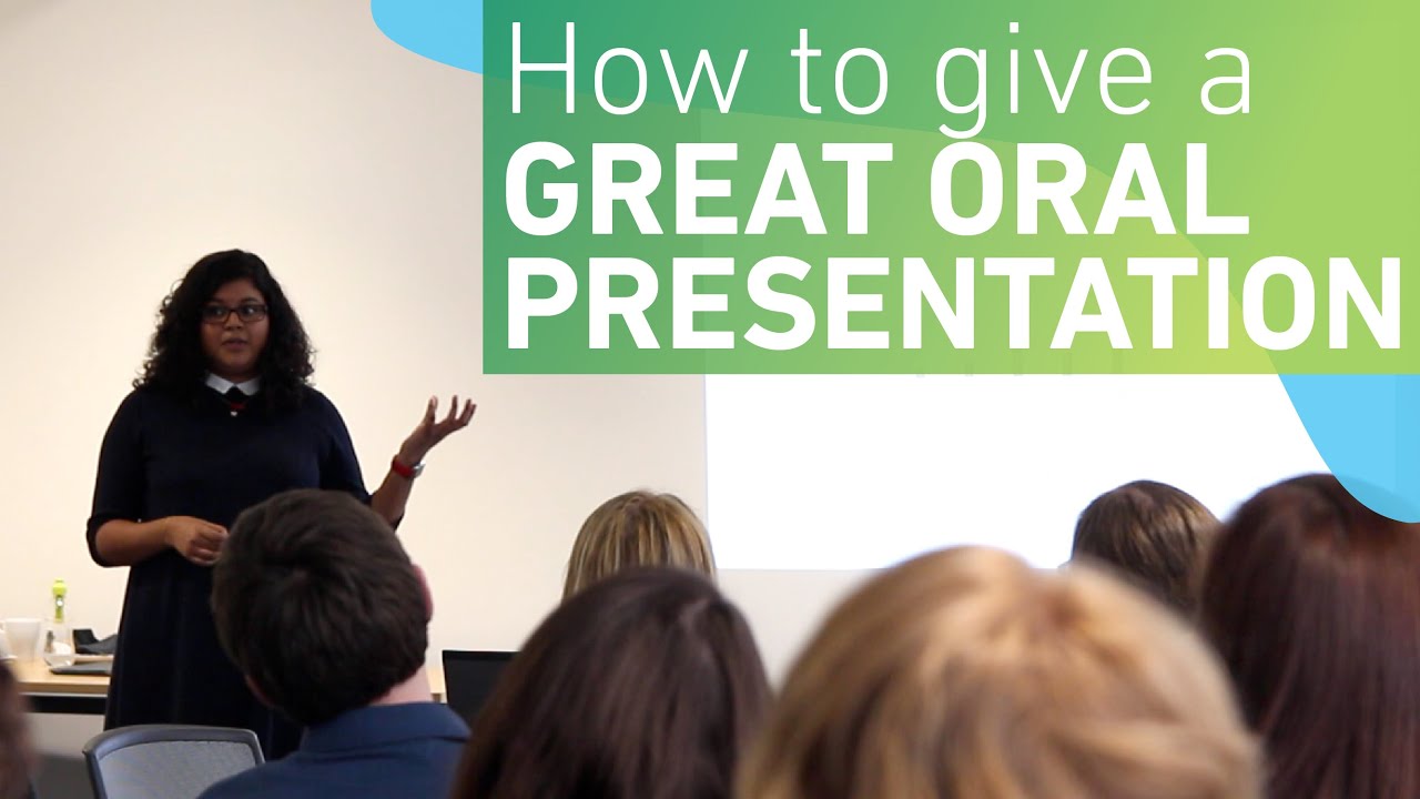 give oral presentation