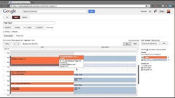 Creating a Calendar Event