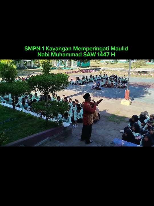 Memperingati Maulid Nabi Muhammad SAW