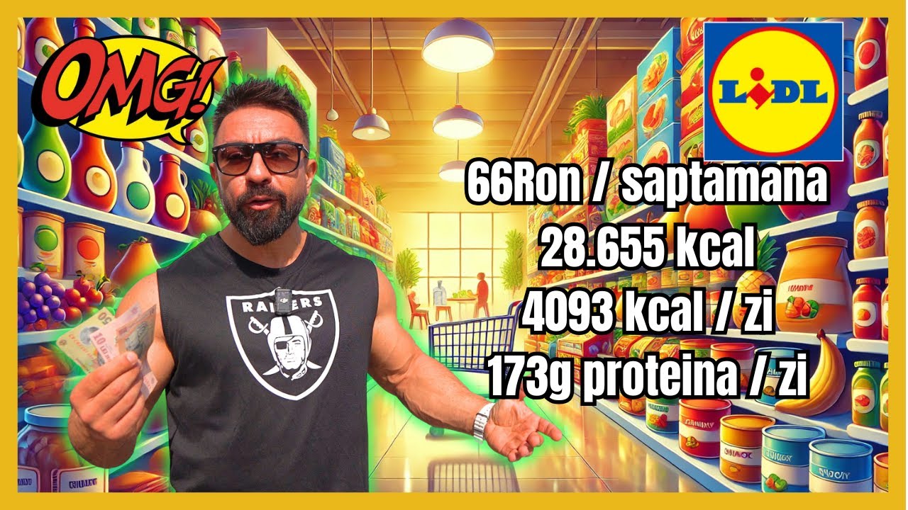 Culturist pe buget! Cat costa mancarea vegana pe saptamana? Cumparaturi LIDL vs CARREFOUR