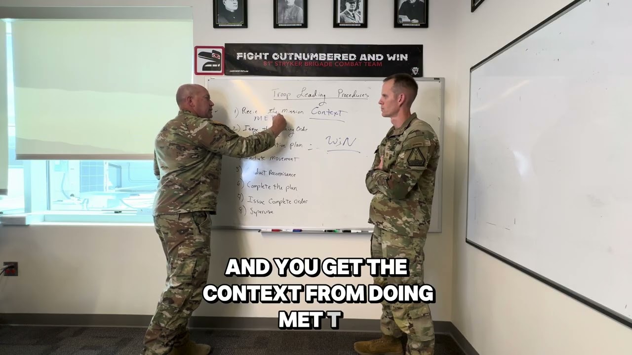 Troop Leading Procedures Done Right to Fight Outnumbered and Win by COL Craig Broyles