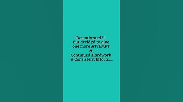 My 2 years journey of GATE exam #gatemotivation