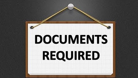 Document List Released by PMSSS To Be Taken To institute While Taking Admission.