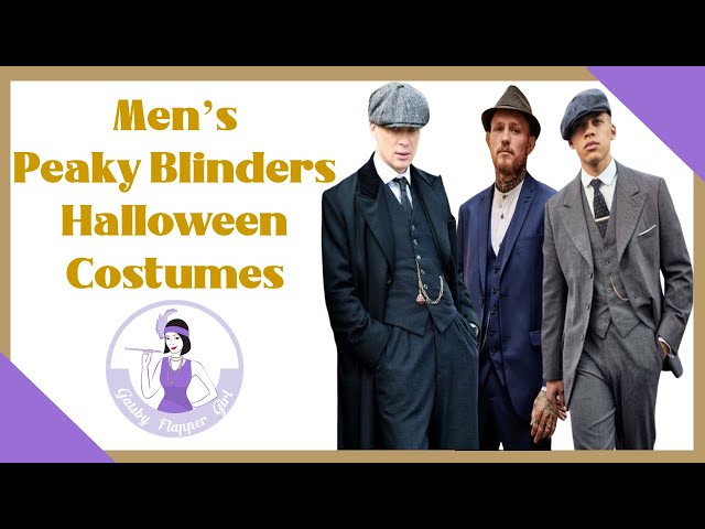 Men's Peaky Blinders Halloween Costumes • Gatsby Flapper Girl