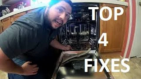 GE Dishwasher not HEATING or DRYING or CLEANING dishes? TOP 4 FIXES