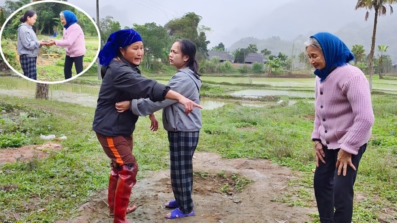 Старуха тайком подкармливала девочку, что разгневало невестку.