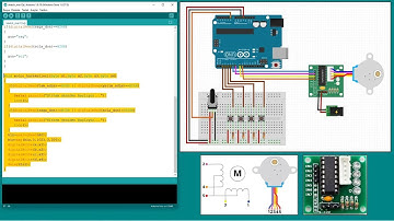 Arduino ile Step Motor Projeleri Step motor Hız Yön kontrolü Devresi