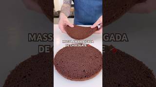 MASSA AMANTEIGADA DE CHOCOLATE 🍫#bolodechocolate #receitas #massaamanteigada #chocolate #paravoce