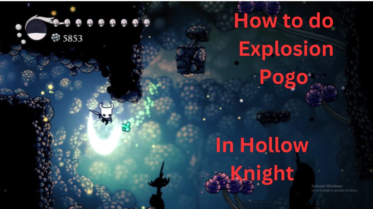 How to do Explosion Pogo In Hollow Knight Current Patch.