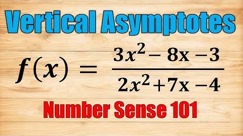 Vertical Asymptotes