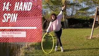 Top 20 Hula Hoop Tricks for Beginners: 14 Hand Spin