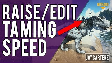 How To Raise Taming Speed On Your ARK Server - How To Edit Taming Rates - ARK PS4 Server Tutorial