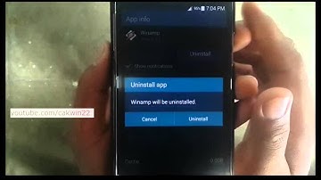Samsung Galaxy S5 : How to uninstall apps (Android Phone)