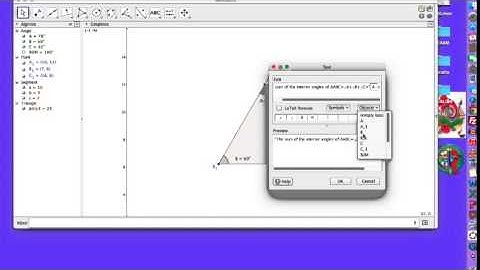 How To Create Applets in Geogebra