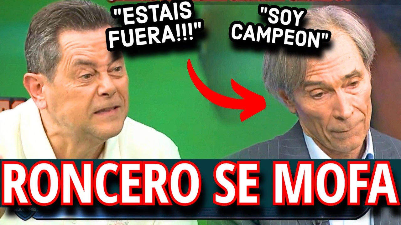 Roncero se MOFA BRUTALMENTE del Lobo Carrasco por la ELIMINACION del Barcelona...