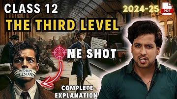 The third level class 12 one shot | full chapter 🔥 explanation by Rahul Dwivedi