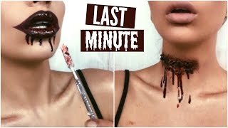 2 LAST MINUTE EASY HALLOWEEN MAKEUP LOOKS | Natalie Boucher