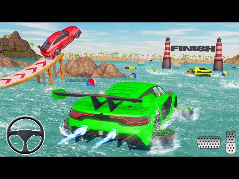 Water Slide Car Race - Water Surfing Stunts 🕹️ Play Now on GamePix