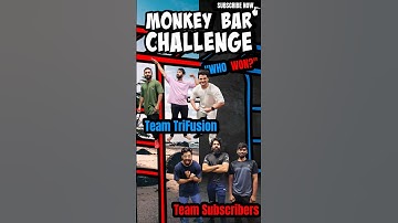 Monkey Bar Challenge with our Subscribers! Check out the full video above 👆🏻 #challenge #tamil #gym