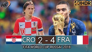 France 42 Croatie ■ Finale World Cup Russia [2018] 4k Ultra HD