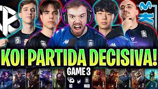 IBAI CASTEA LA PARTIDA DECISIVA DE KOI! 😱KOI ESTÁ FUERA?🔥 | KC vs KOI Game 3 LEC PLAYOFFS 2026 IBAI