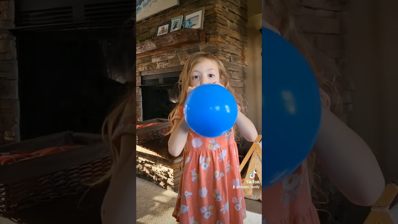 Blowing Up a Balloon for the First Time 🎈 #funny #fails #balloon #First #firsttime #kid #viral #fail