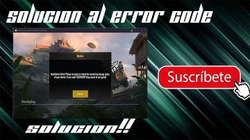 Tencent Gaming Buddy  PUBG MOBILE // error code: 555745297 // solución