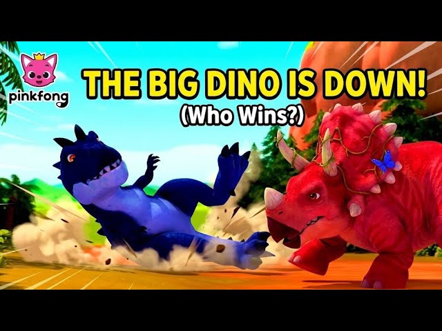 Watch The Big Dino Is Down! 🦖 Who Wins? | Pinkfong Dinosaur Songs & Stories. (Gammavision remix) on YouTube Watch The Big Dino Is Down! 🦖 Who Wins? | Pinkfong Dinosaur Songs & Stories. (Gammavision remix) on YouTube