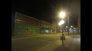 Downtown Plymouth at Night