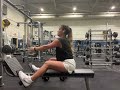 Seated cable row