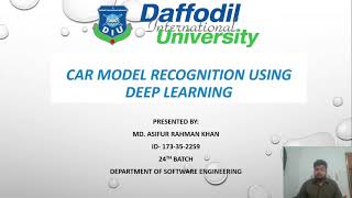Three Minute Thesis (3MT) 2021 - Car Model Recognition using Deep learning Wealth