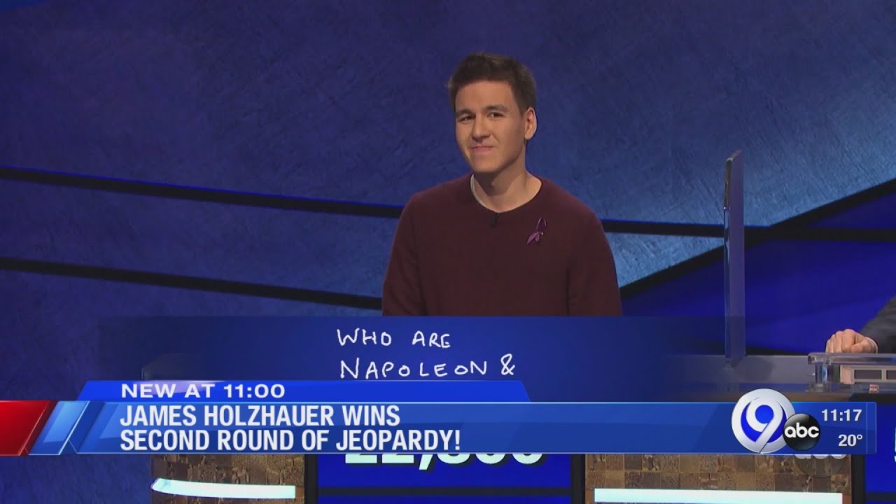 Jeopardy! James wins second round YouTube