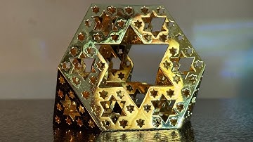 Amazing 3D Visuals Of A 4D Menger Sponge – Fractal Geometry