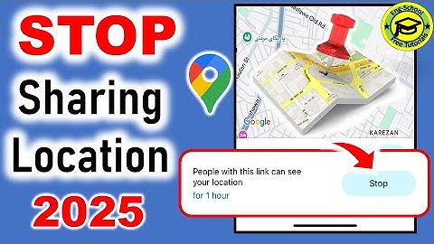 How To Stop Sharing Location On Google Maps?